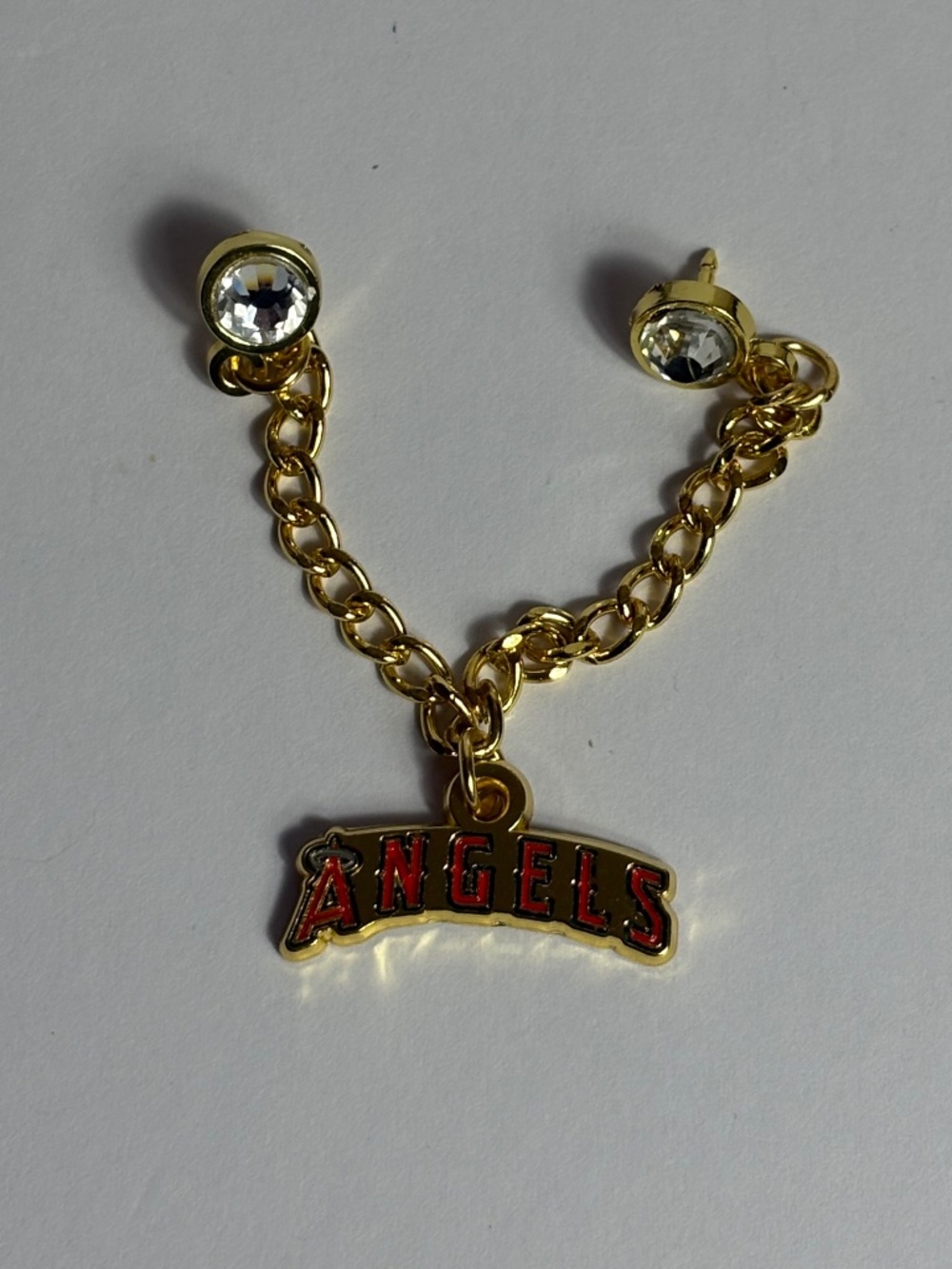 Los Angeles Angels Logo Chain Hat Pin New Era Pins Fitted Hats Hatpin Gold